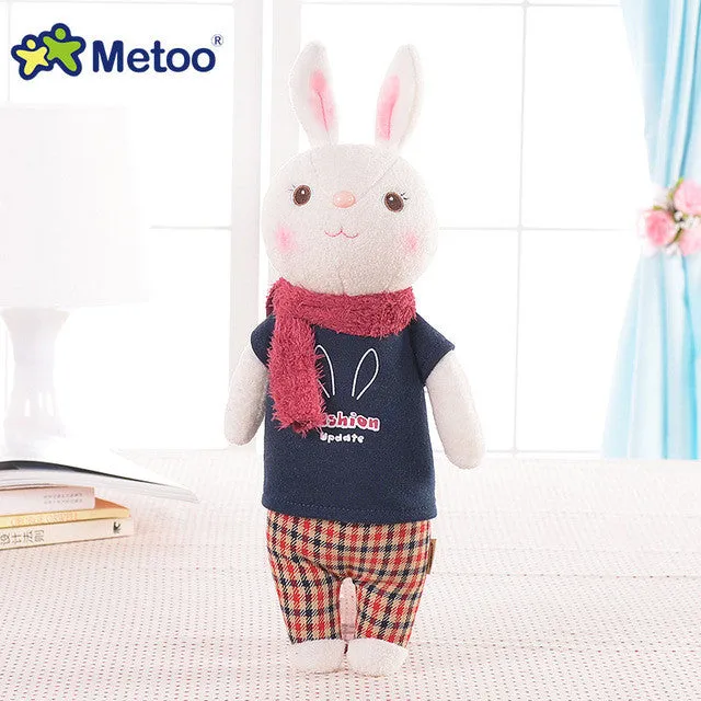 Plush Sweet Cute Lovely Stuffed Baby Kids Toys for Girls Birthday Christmas Gift 11 Inch Tiramitu Rabbits Mini Metoo Doll