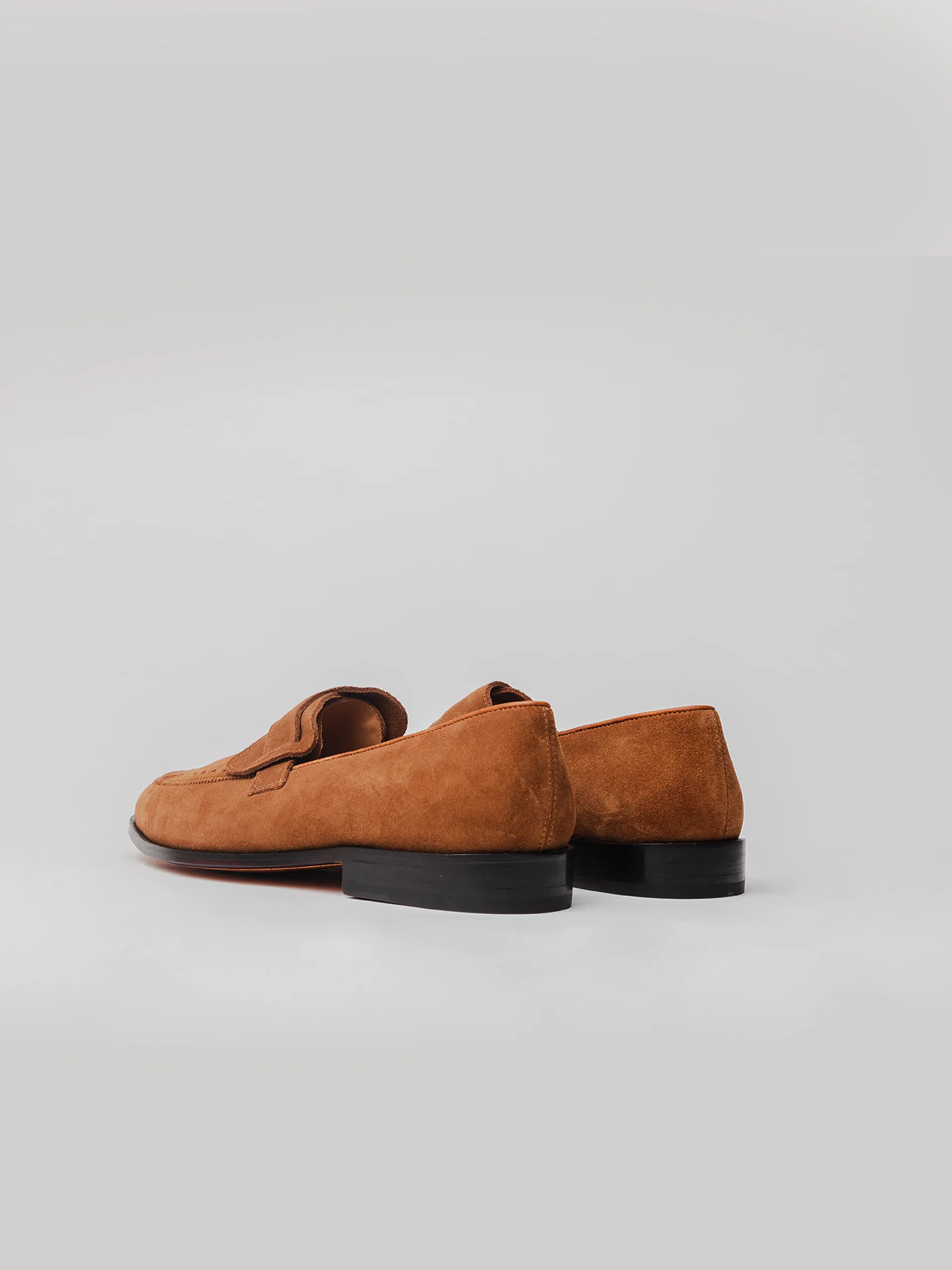 Rakish Loafer - Cognac Suede