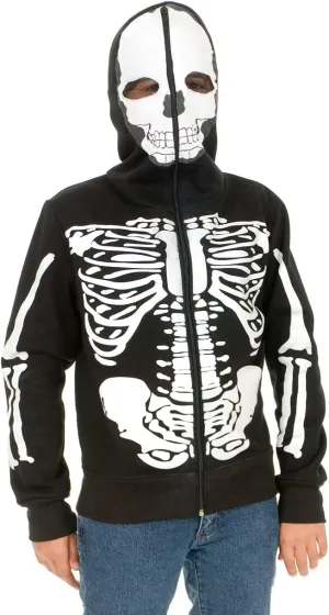 Rubie's Skeleton Hoodie Sweatshirt for Boys