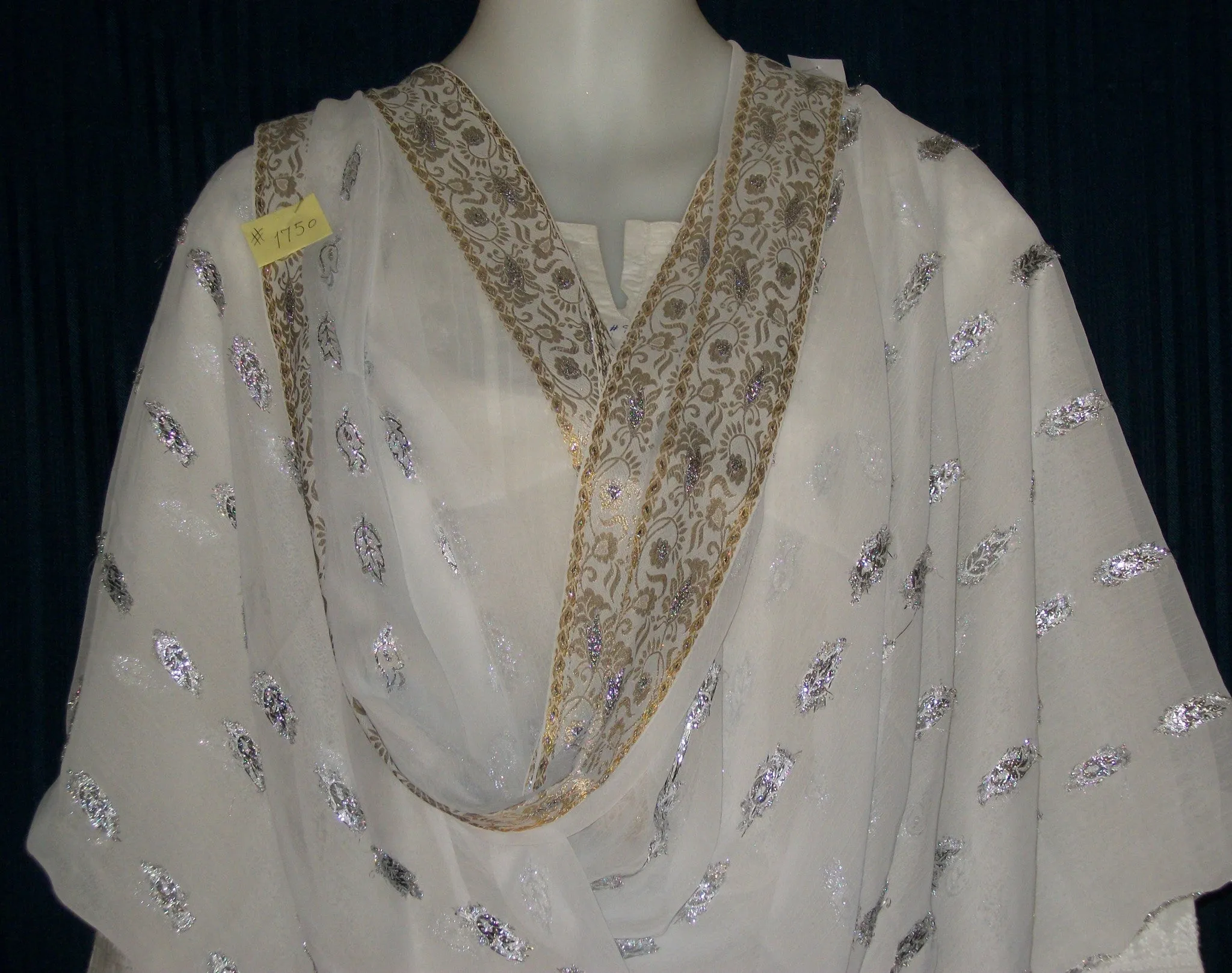 Scarf Stole Dupatta White