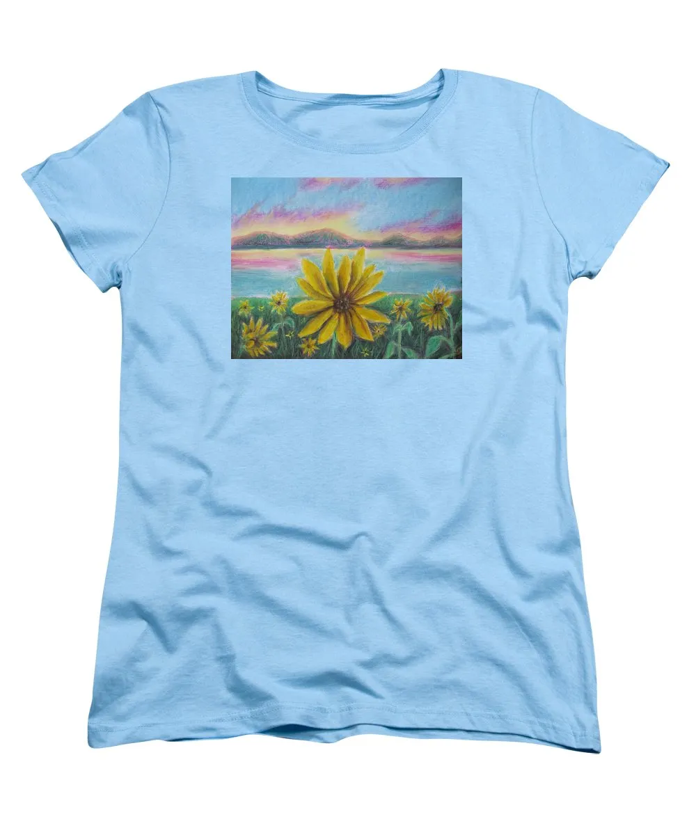 Setting Sunflower - Women's T-Shirt (Standard Fit)