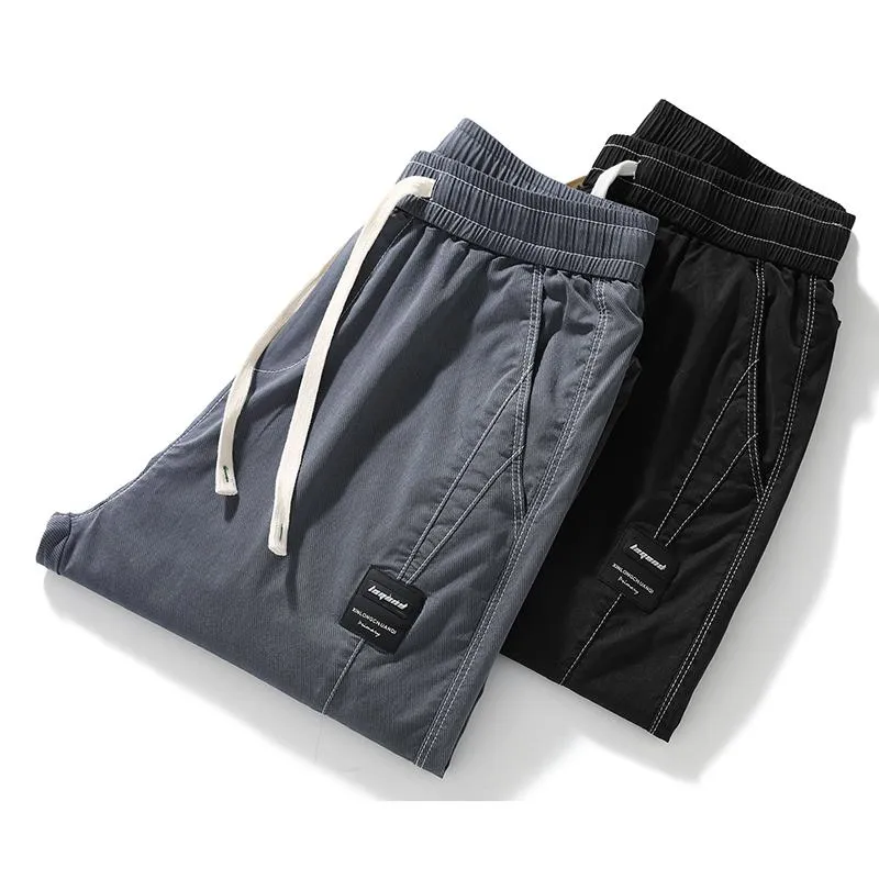 Silky Tapered Loose-Fit Pants