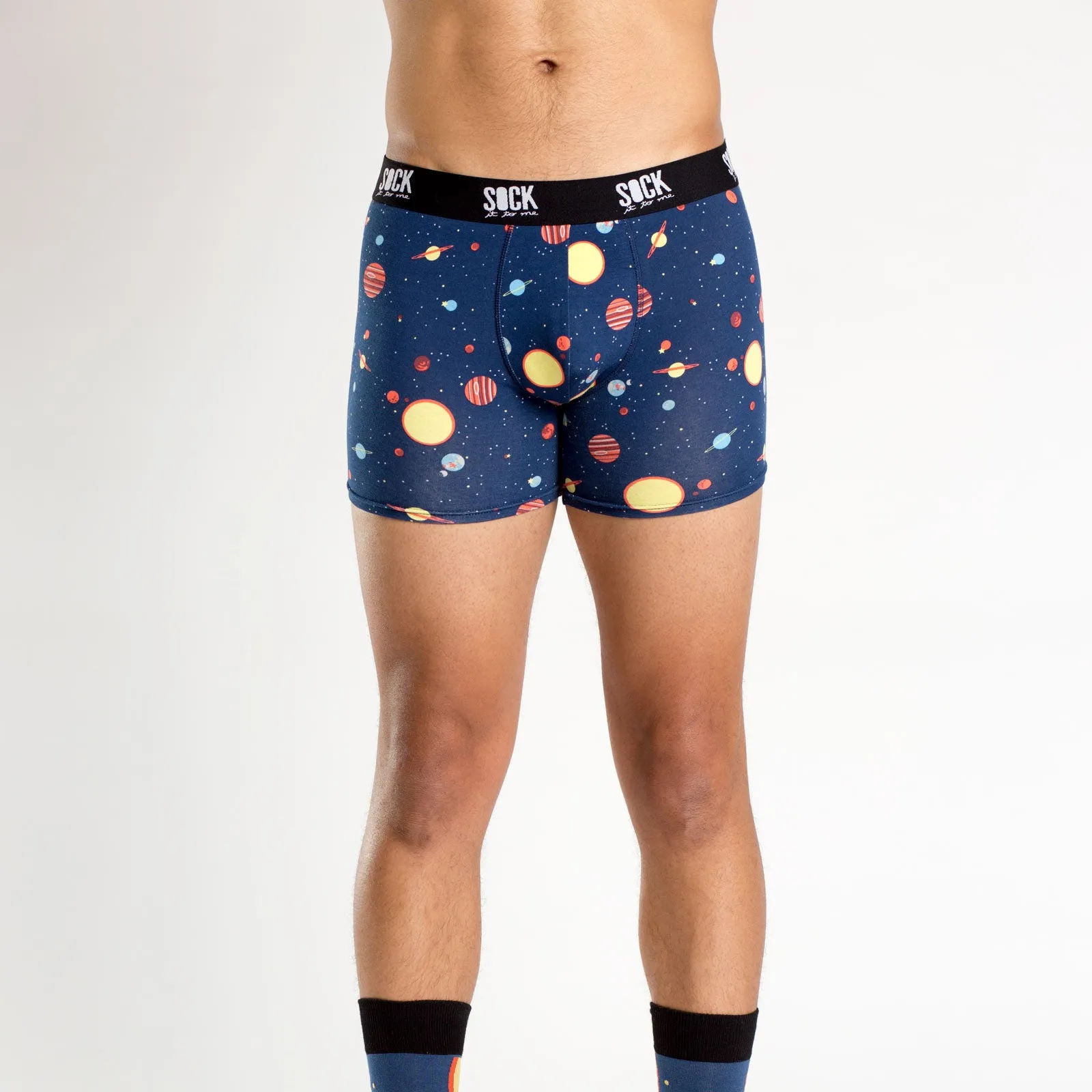 Sock It To Me Men's Underwear - Planets - Large