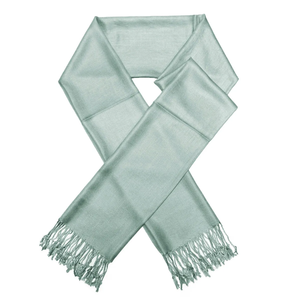 Solid Powder Blue Pashmina Scarves