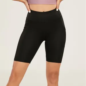 Sports High-Waisted Running Patchwork Ultra-Short Tight-Fitting Yoga Mesh Fitness Sports Shorts