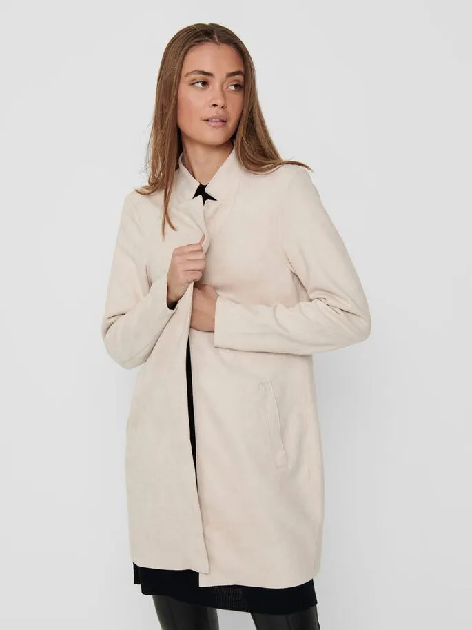 SUEDE COATIGAN REAL LEATHER COAT FOR WOMEN