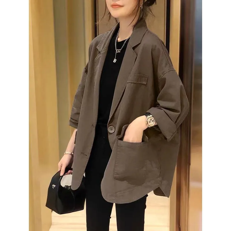 Thin Casual Loose Fit Shirt Jacket