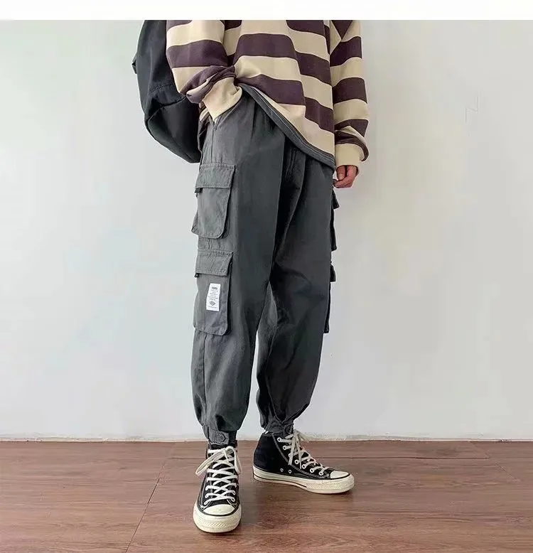 Trendy Multi-pocket Casual Pants Men