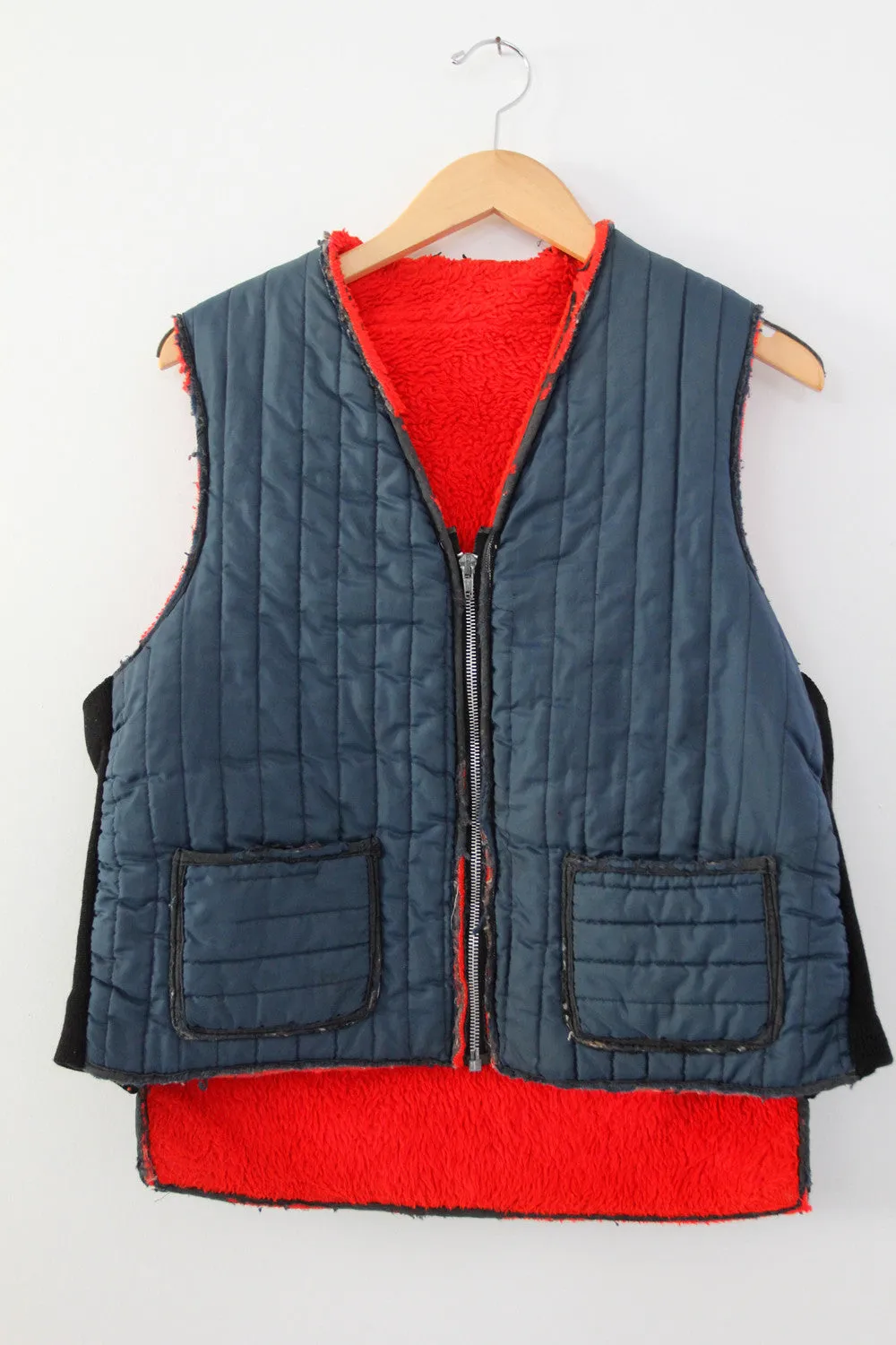 vintage 70s puffer vest