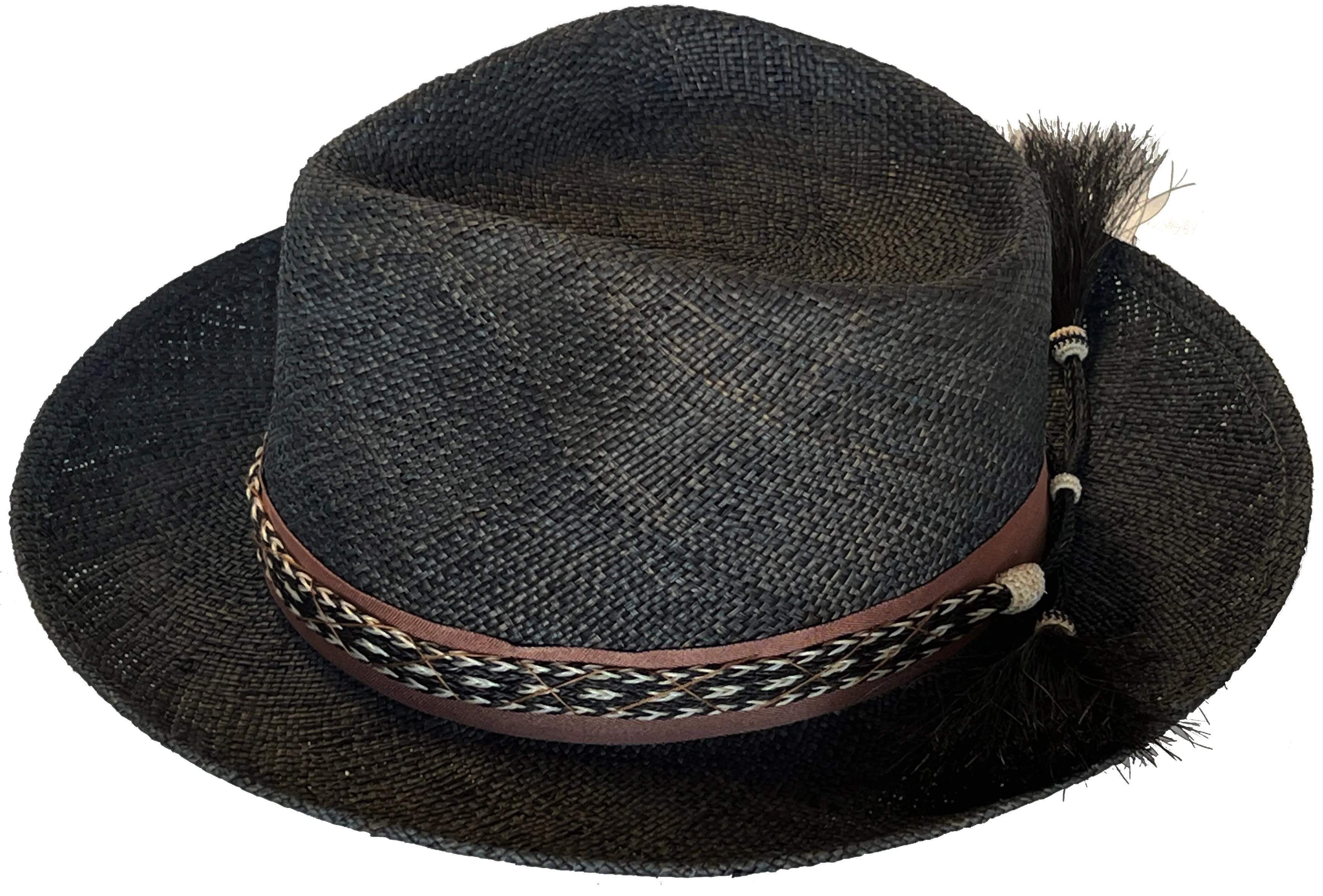 Vintage Brooklyn Hat Co Bao Straw Fedora