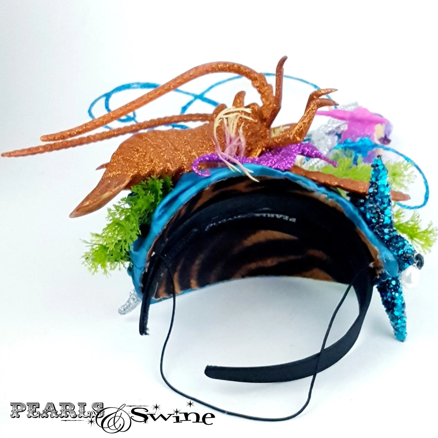 Whimsical Lobster Mermaid Sea Hat "Little Mermaid"