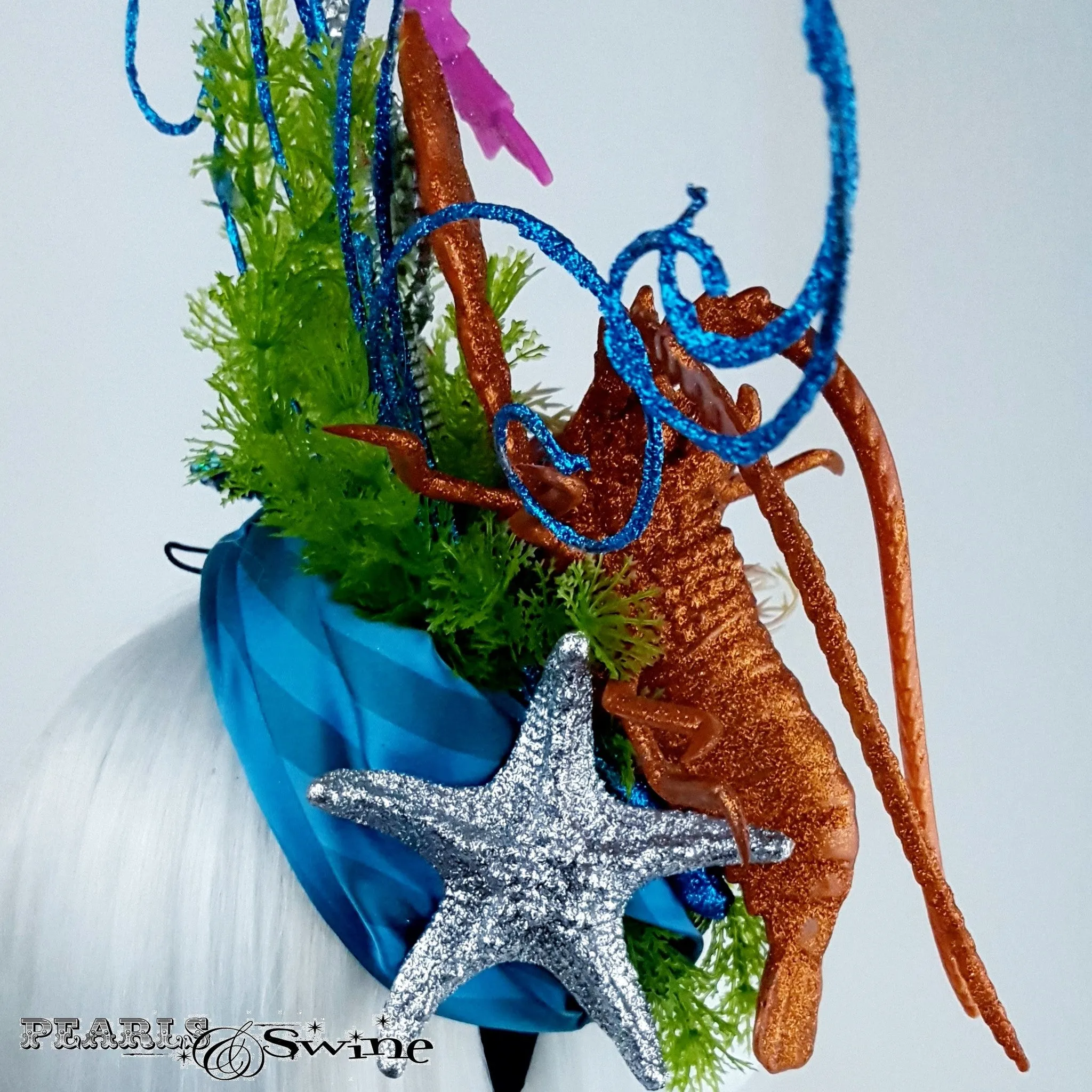 Whimsical Lobster Mermaid Sea Hat "Little Mermaid"