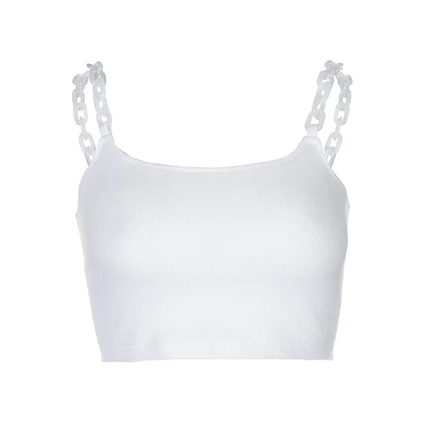 White Solid Women Tank Top Casual Clothing Chic Strapless Slim Sexy Bralette Crop Top Sleeveless