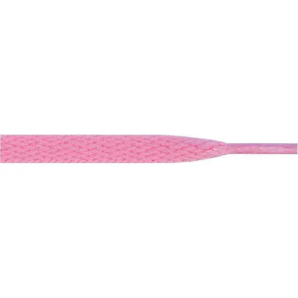 Wholesale Athletic Flat 5/16" - Pink (12 Pair Pack) Shoelaces