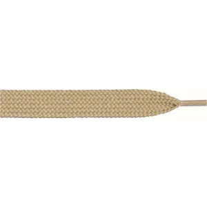 Wholesale Thick Flat 3/4" - Khaki (12 Pair Pack) Shoelaces