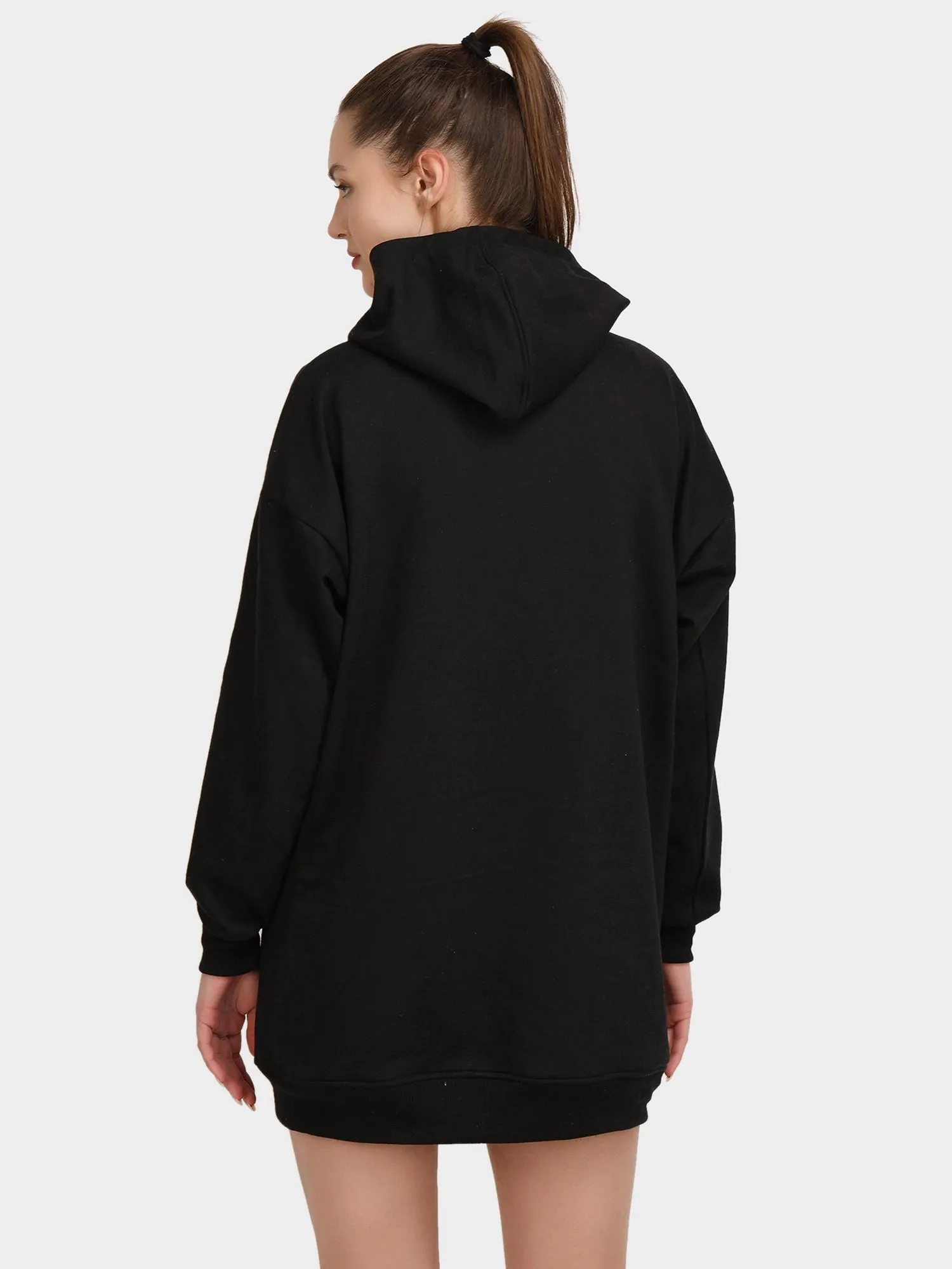 Women Hoodie Dress - Oversize Hoodie Dress