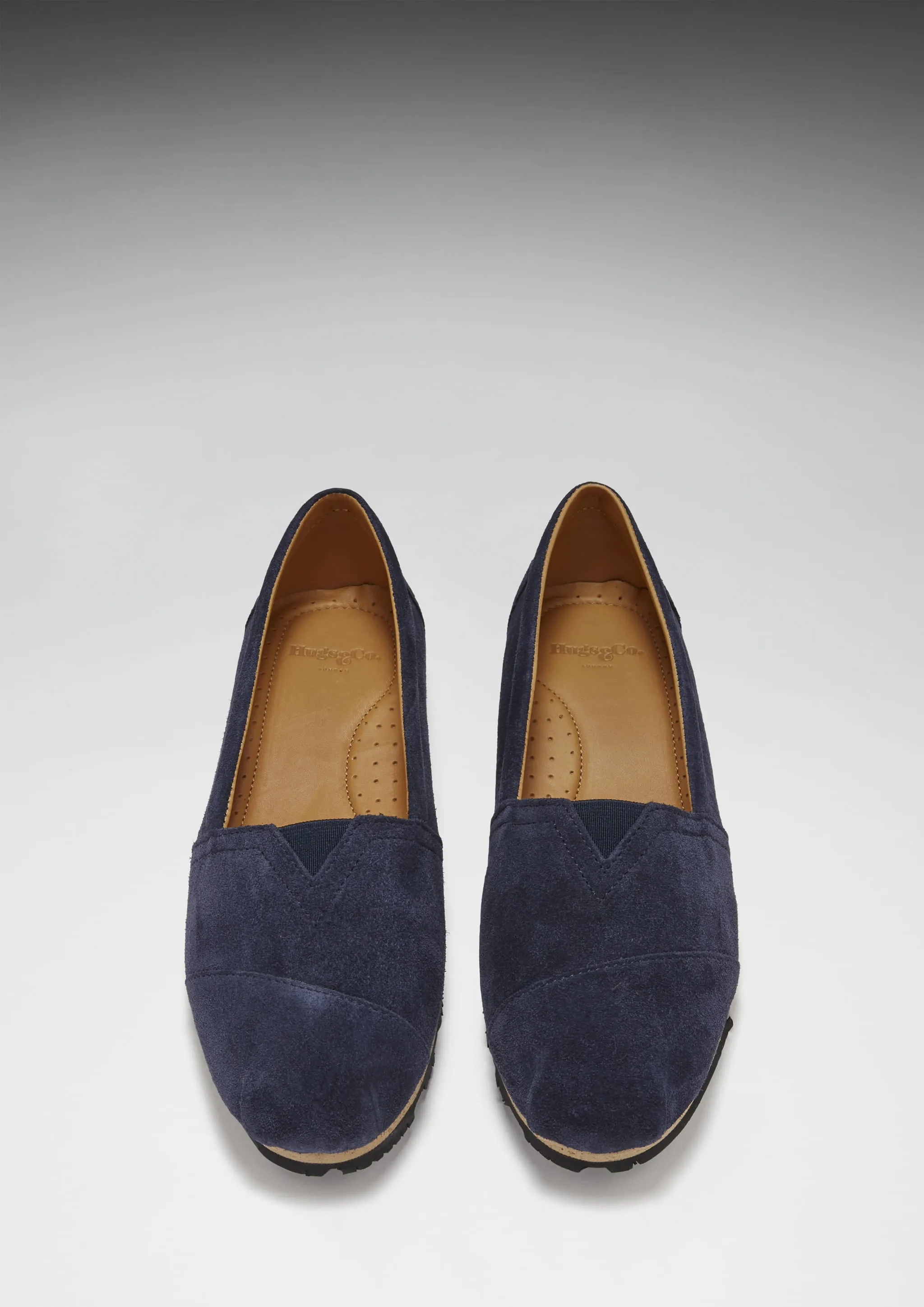 Women's Chukka Espadrilles, navy blue suede