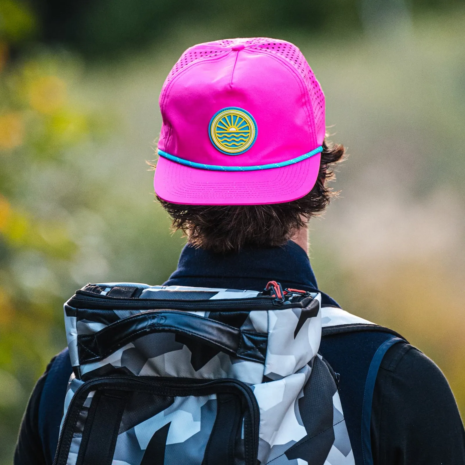 YOUTH 80s Sun Wave Waterproof Hat - Pink